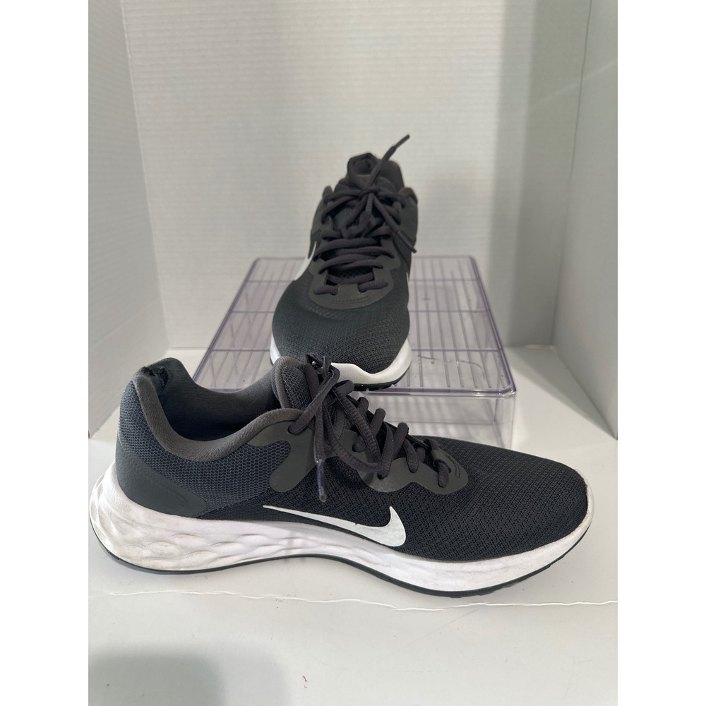 Nike Revolution 6 Running Shoes Athletic‎ Sneakers Cushioned Black White
